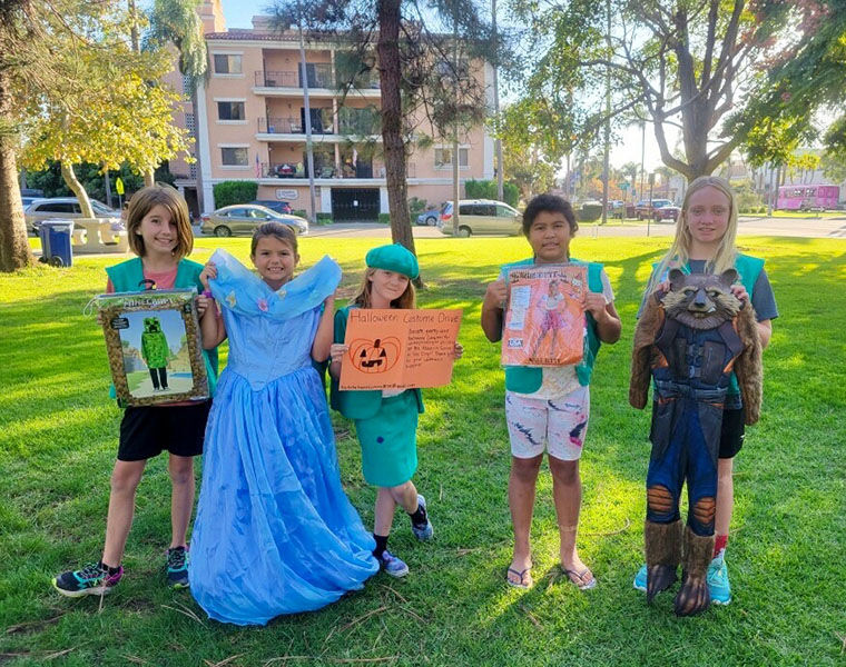 Girl Scouts Collect Gently Used Halloween Costumes ...
